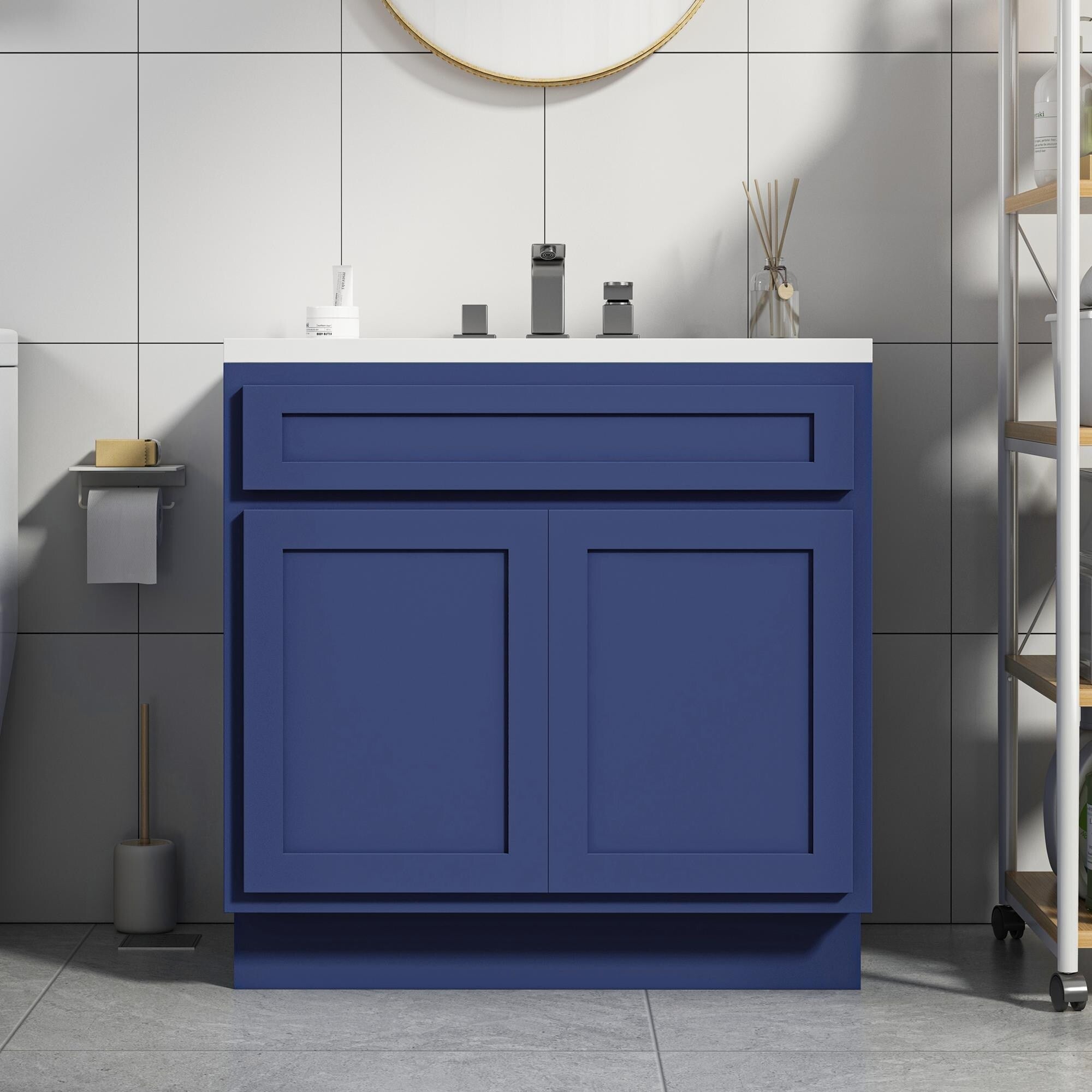 Meuble-lavabo simple de 36 pouces de Vanity Art