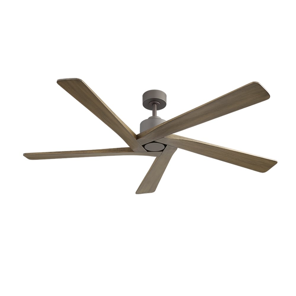 Ventilateur de plafond d'intérieur WINGBO 54 pouces avec moteur à courant continu sans éclairage - N/A