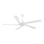 Ventilateur de plafond d'intérieur WINGBO 54 pouces avec moteur à courant continu sans éclairage - N/A