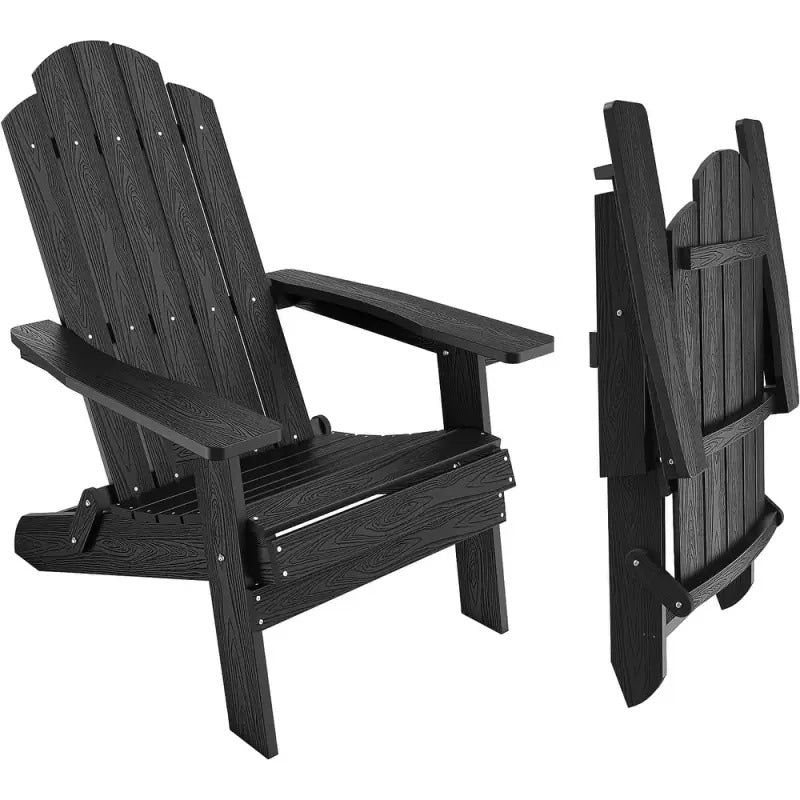 Chaises pliantes Adirondack d'extérieur Winsoon All Weather HIPS, lot de 4