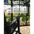 Chaise à bascule d'extérieur toutes saisons WINSOON, lot de 2