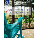 Chaise à bascule d'extérieur toutes saisons WINSOON, lot de 2
