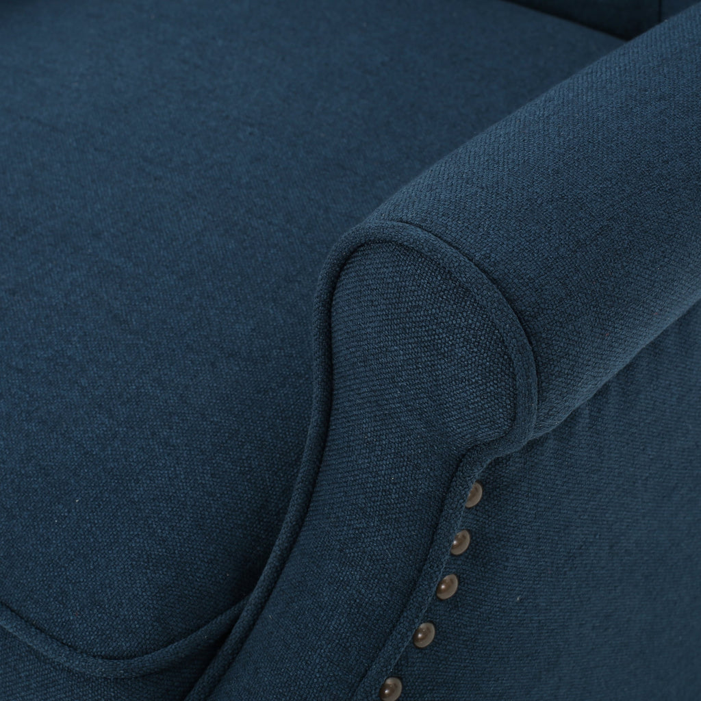 Fauteuils inclinables en tissu capitonné Walter (lot de 2) par Christopher Knight Home