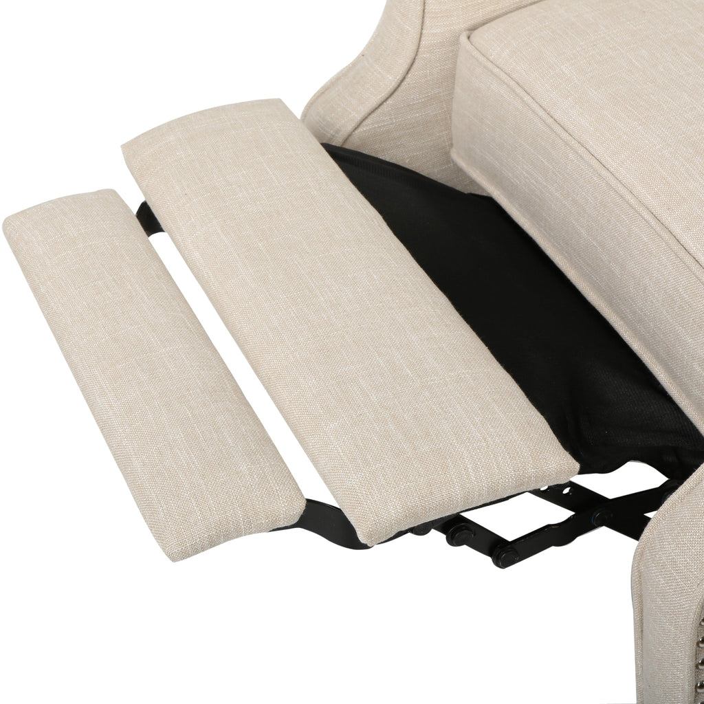 Fauteuils inclinables en tissu capitonné Walter (lot de 2) par Christopher Knight Home
