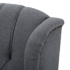 Fauteuils inclinables en tissu capitonné Walter (lot de 2) par Christopher Knight Home