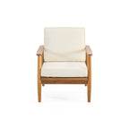 Ensemble de salon de jardin Willowbrook en bois d'acacia 4 places par Christopher Knight Home