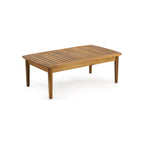 Ensemble de salon de jardin Willowbrook en bois d'acacia 4 places par Christopher Knight Home