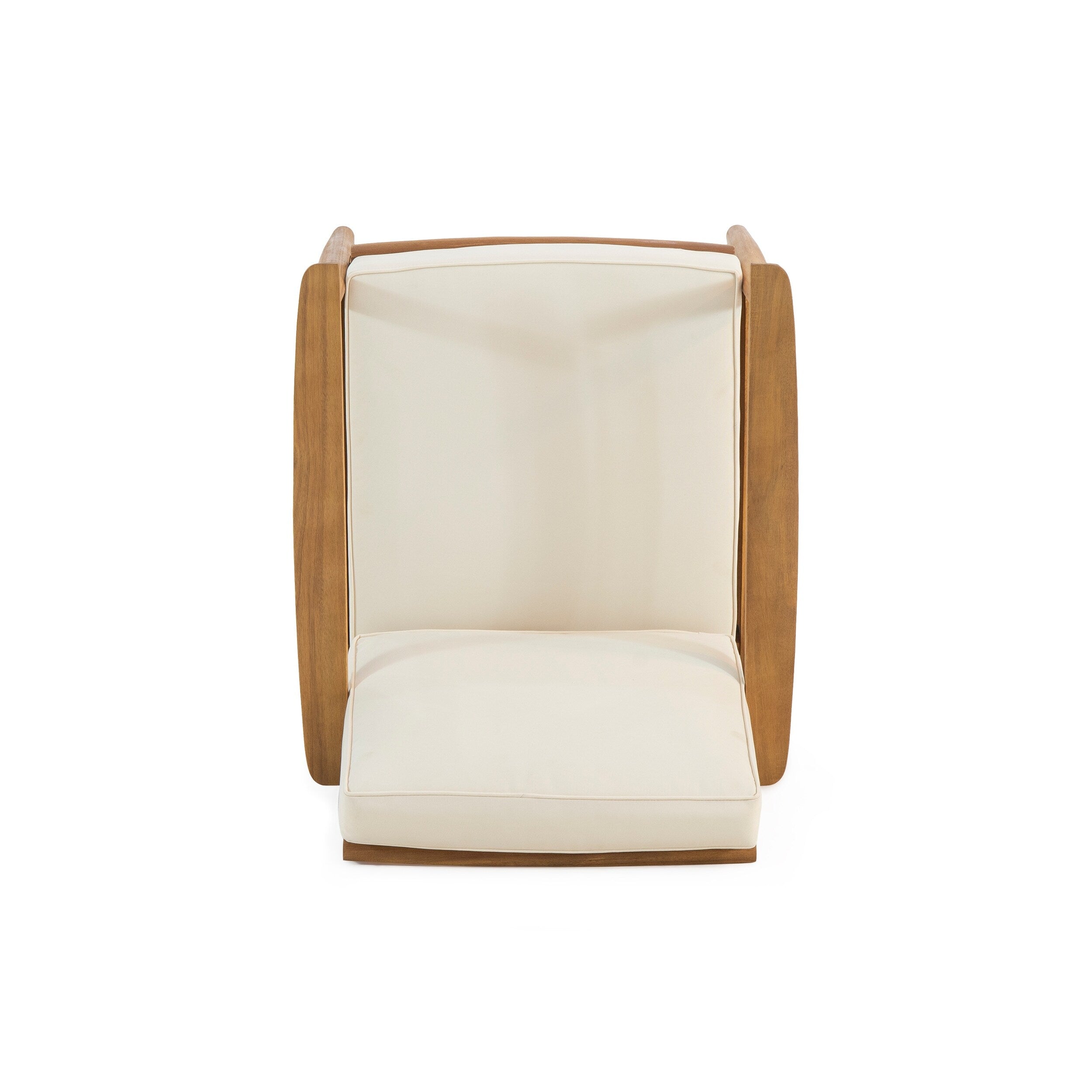 Ensemble de salon de jardin Willowbrook en bois d'acacia 4 places par Christopher Knight Home