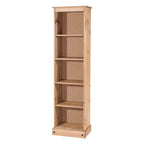 Bibliothèque haute et étroite en bois, collection Corona | Furniture Dash