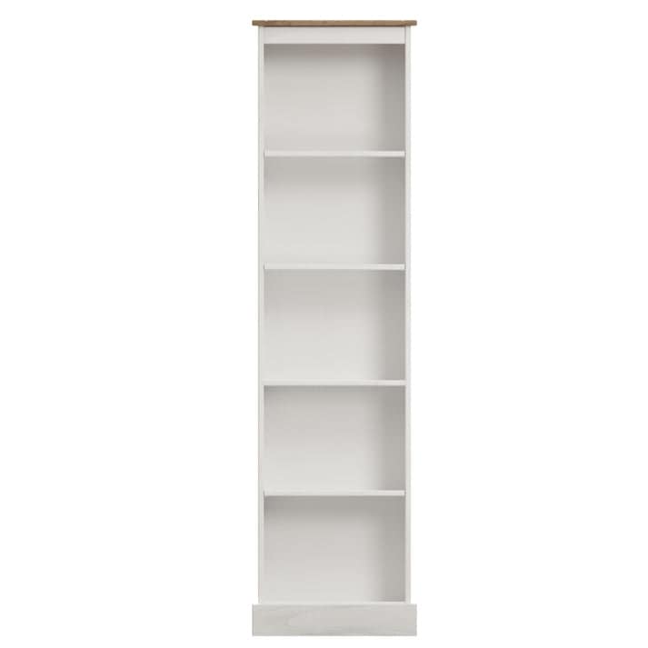 Bibliothèque haute et étroite en bois, collection Corona | Furniture Dash