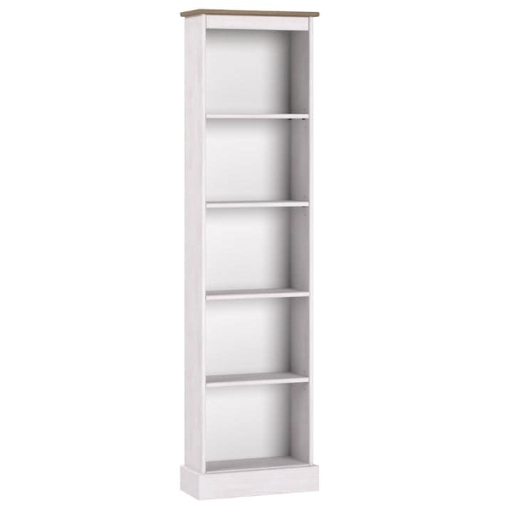 Bibliothèque haute et étroite en bois, collection Corona | Furniture Dash