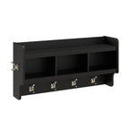 Porte-manteau mural Woodland 40 W avec étagère par Bush Furniture