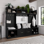 Porte-manteau mural Woodland 40 W avec étagère par Bush Furniture