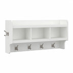 Porte-manteau mural Woodland 40 W avec étagère par Bush Furniture