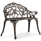 Banc de jardin en métal d'extérieur Yaheetech - N/A