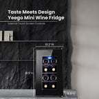 Réfrigérateur à vin Yeego pour 8 bouteilles