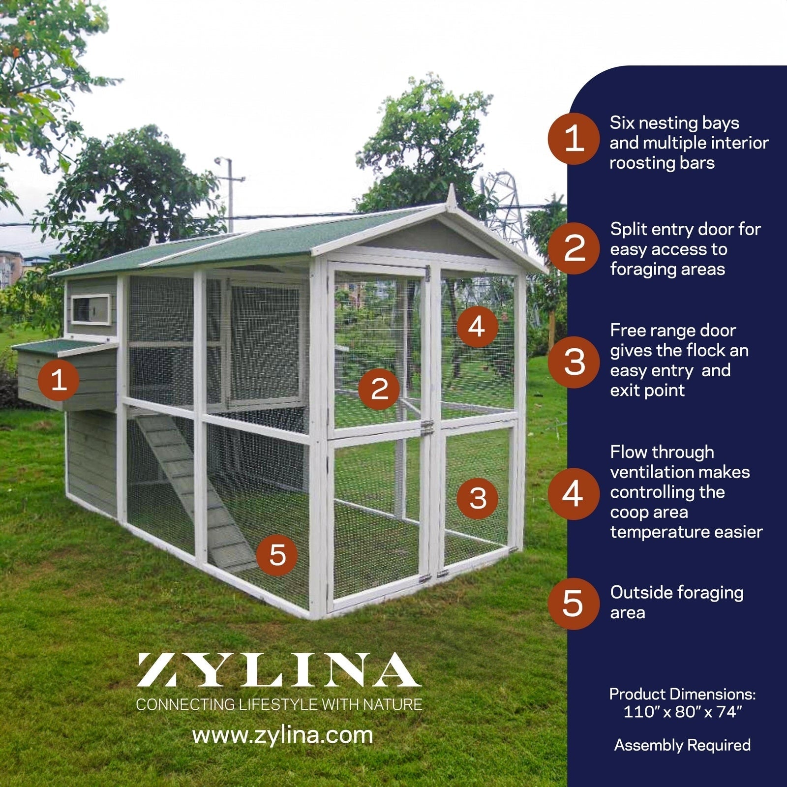 Poulailler Zylina Big Green